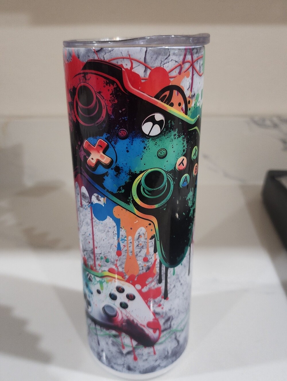 20oz Gamer Themed Insulated Tumbler